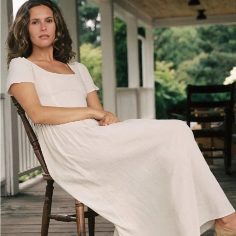 Christy Dawn Scarlet Dress in Eggshell - Picture 2 of 9